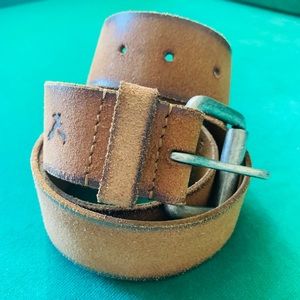 Leather belt